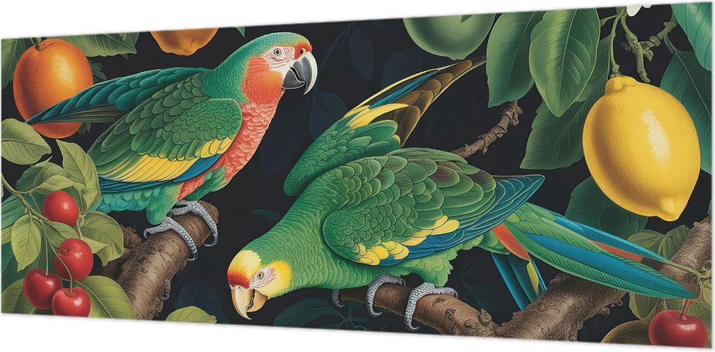 Wandtapete - Dekorative Tapete für Wohnzimmer- Tapetenfolie für Wanddekoration - 208x146 cm - Tropisches Abenteuer