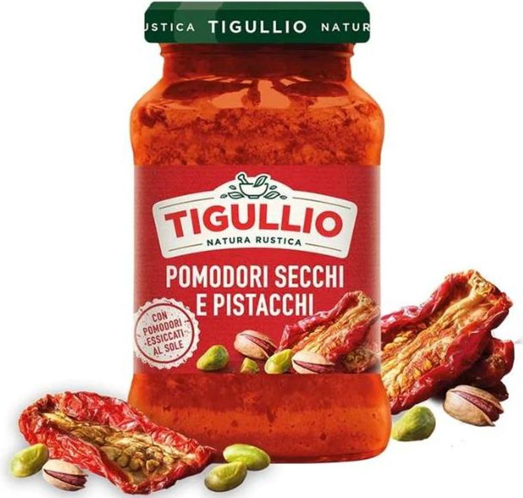 Tigullio Sos Pesto Z Suszonymi Pomidorami I Pistacjami 185 Zdjęcie produktu 