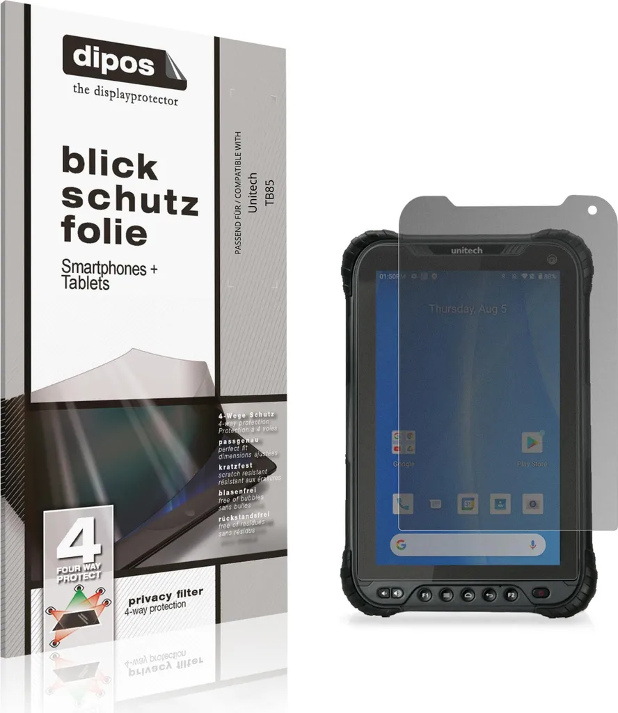 Screen Protector Privacy Unitech TB85 | Protezione 4 Vie