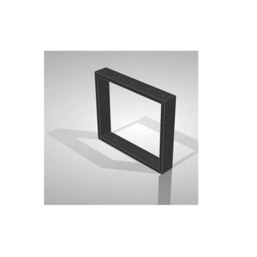 Supports banc extérieur acier noir INDIANA 2pcs pour banc 9455