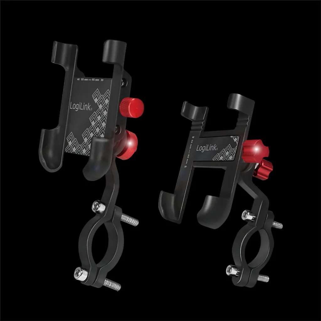 Support Smartphone Vélo Logilink avec Fixation Stable pour Écrans 7" Max - 13