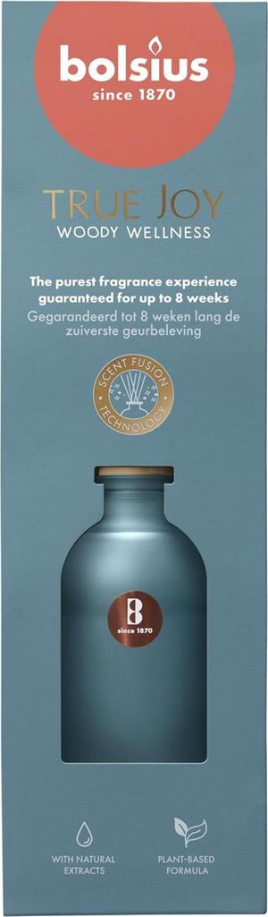Bolsius - Difusor de aromas – Woody Wellness – 80 ml – Imagen del producto 