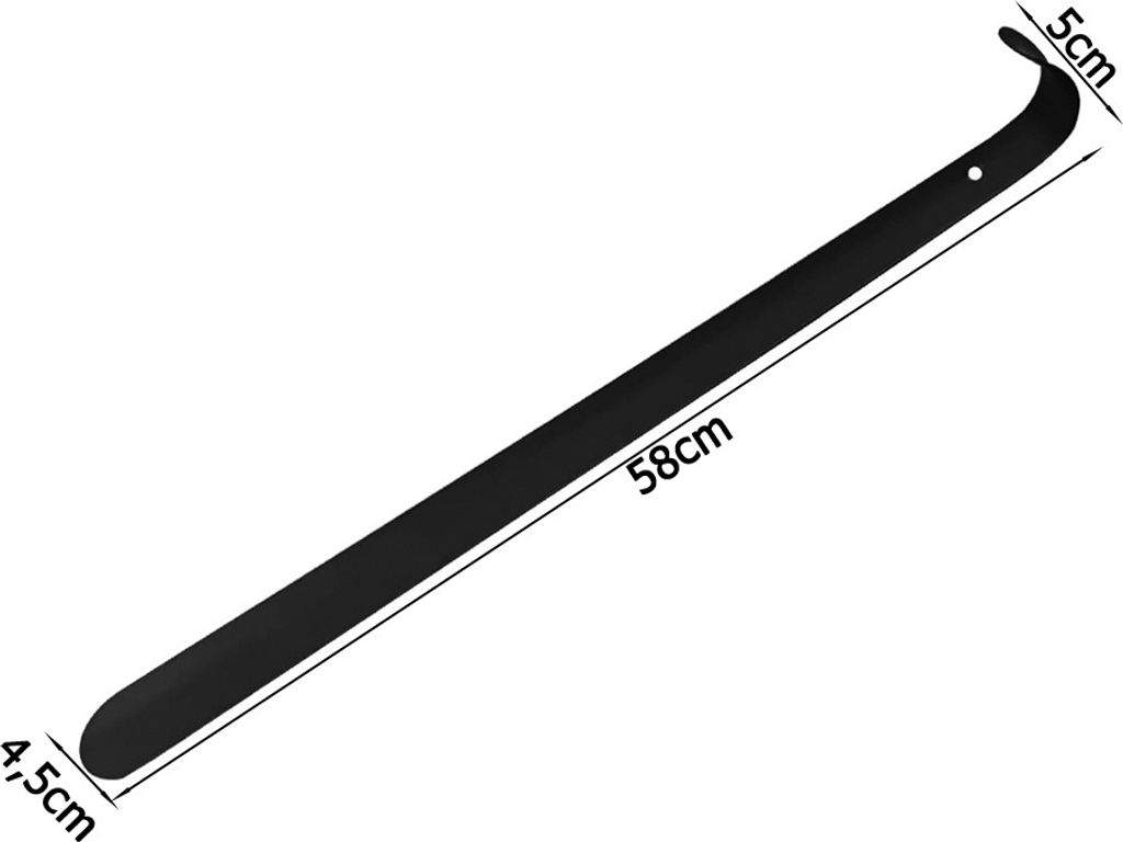 Verk 01833 Obúvacia lyžica kovová 58 cm čierna Obrázok produktu 