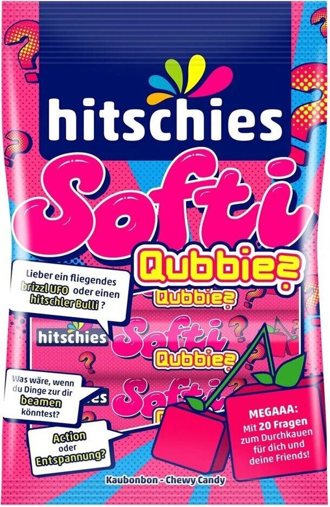 Hitschies Softi Qubbies ovocné žvýkací bonbóny s příchutí Obrázek produktu 