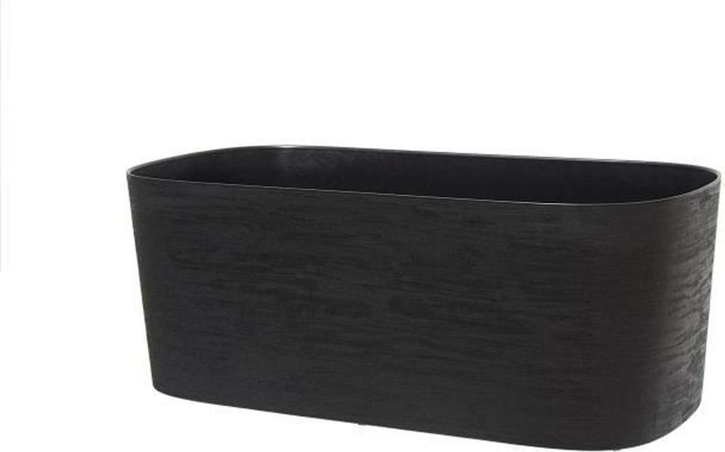 Selbstbewässernde Pflanzgefäße Garden ID Schwarz 17 x 50 x 17 cm