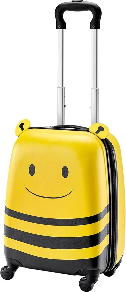 Set voyage enfant 5 pièces abeille pour avion avec valise et sac à dos