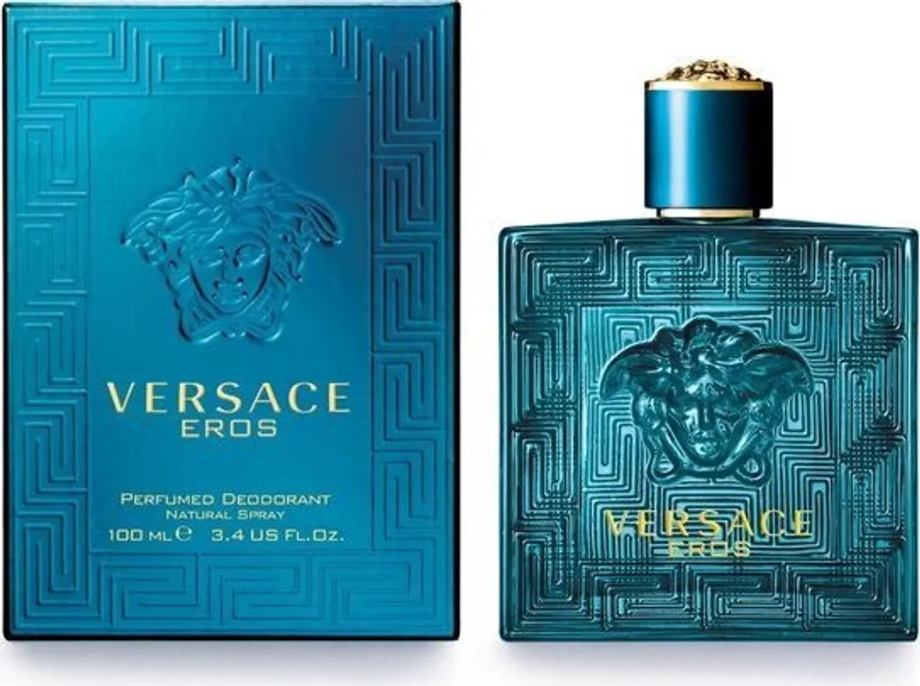 Versace Eros Déodorant 100ml en Spray aux Notes de Menthe et de Vanille - 8