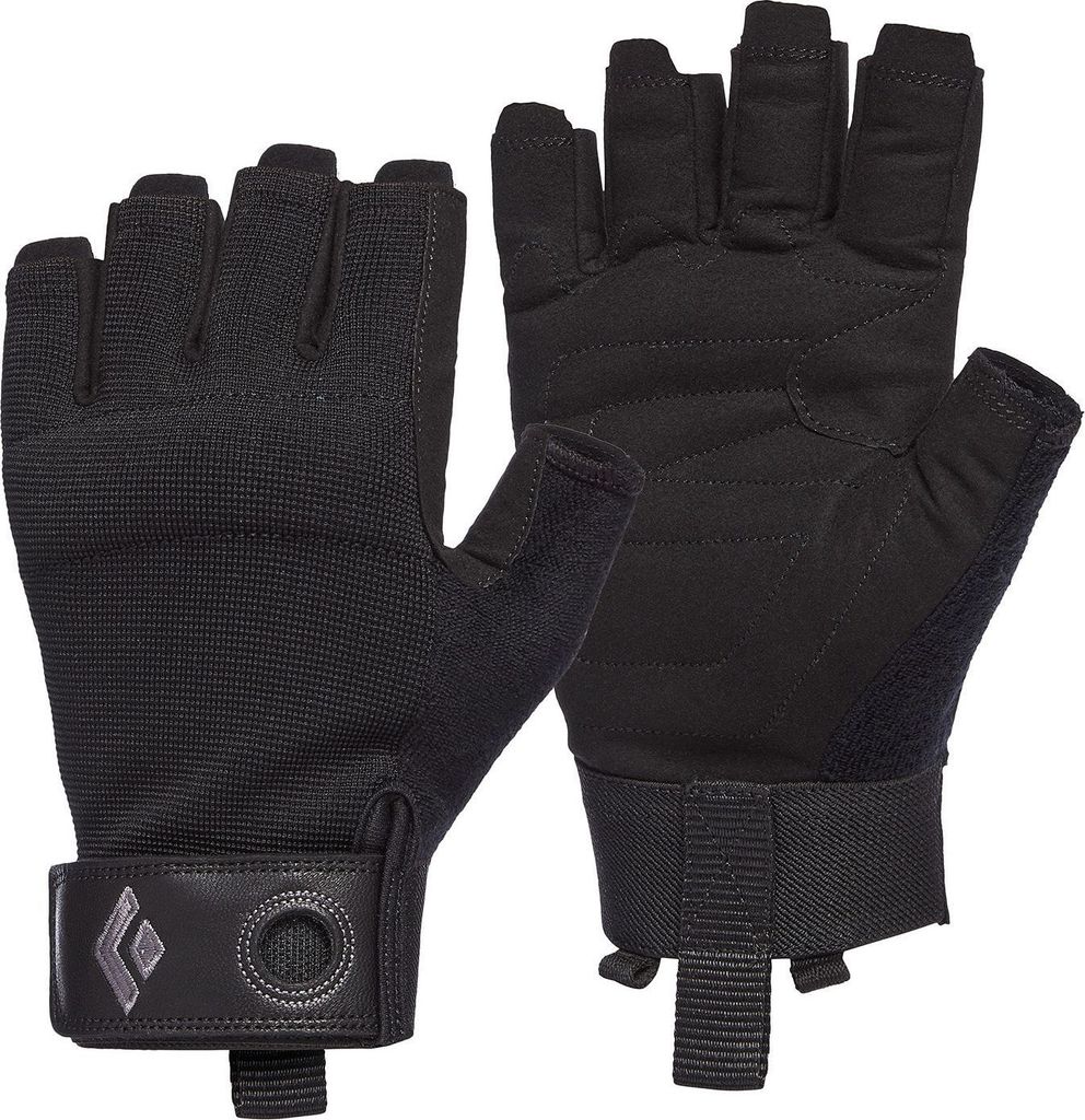 Black Diamond Climbing Gloves Crag Half-Finger Gloves schwarz r. XS (BD8018640002XS_1)