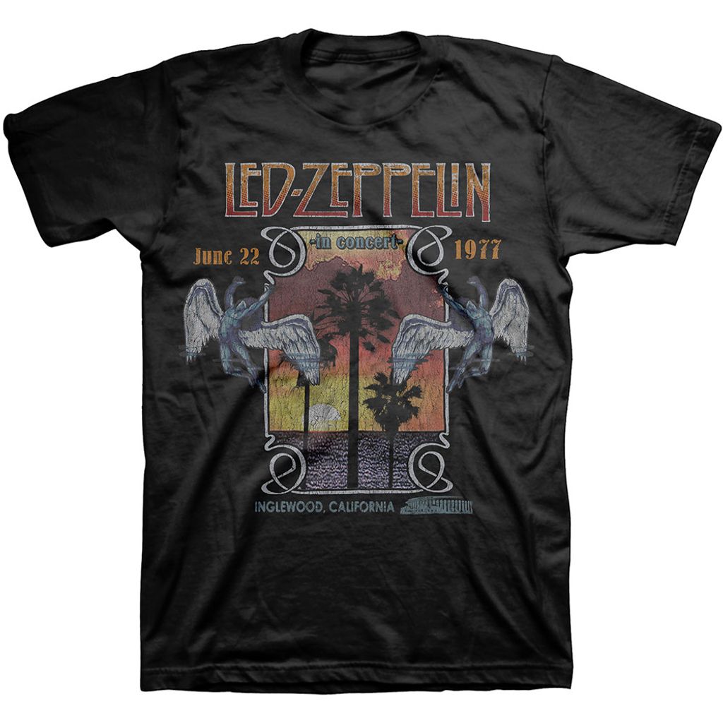 Led Zeppelin Inglewood Black 2XL T-Shirt