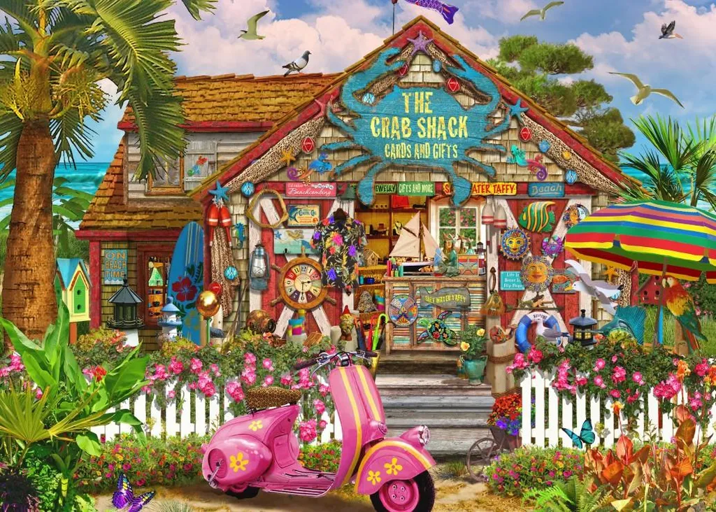 Puzzle Bluebird 500 pièces aux couleurs vives et découpe précise