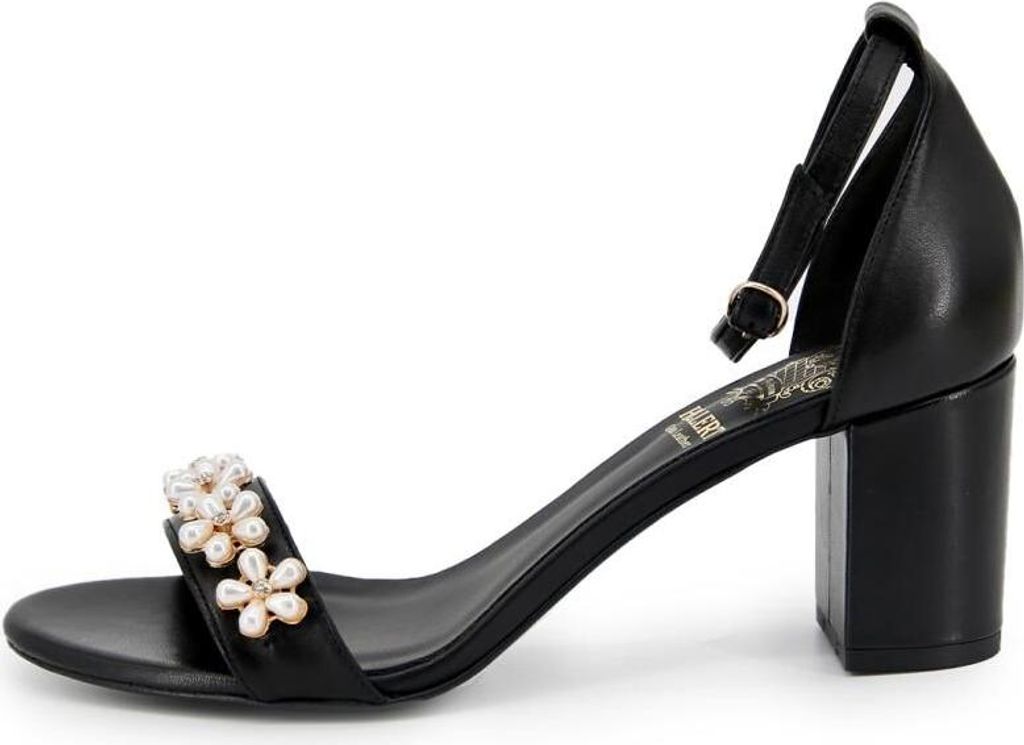 Sandaletten aus Leder Modell 5250 Schwarz - Schuhgröße: EUR 40