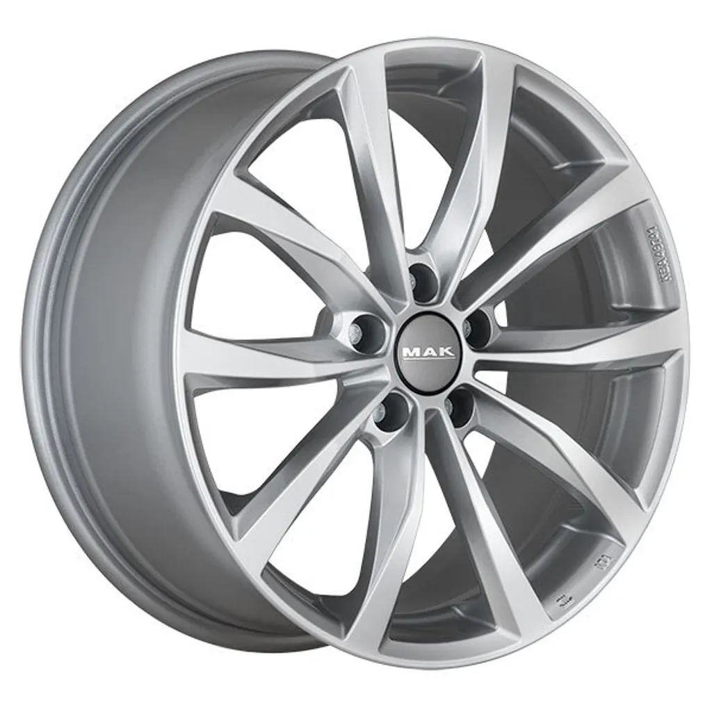 Rénovez votre style avec les jantes MAK WOLF 7x17 5x100 ET 38 Argentées