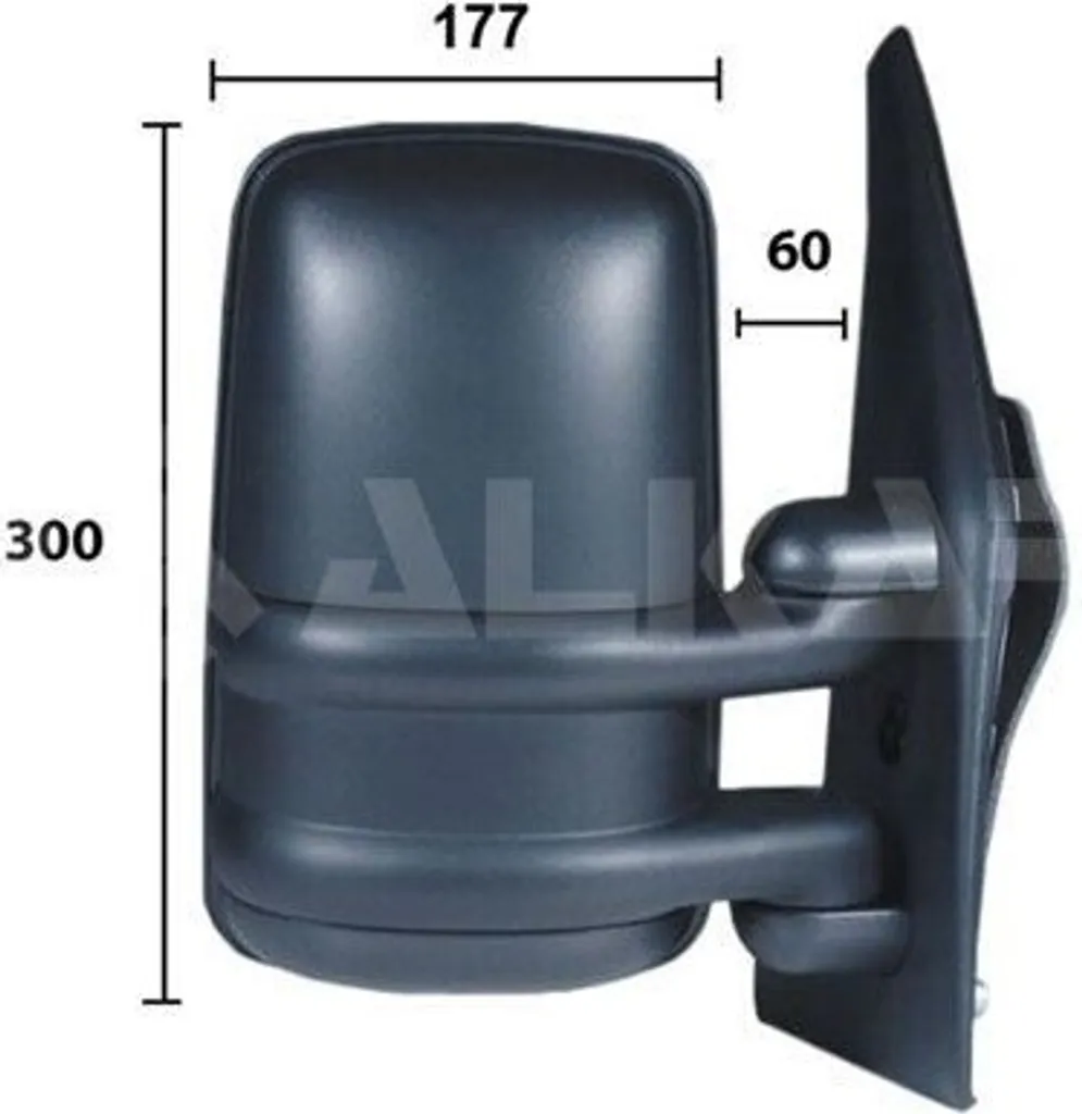 Rétroviseur extérieur droit ALKAR 9265902 pour Opel Movano X70 OE 4500396