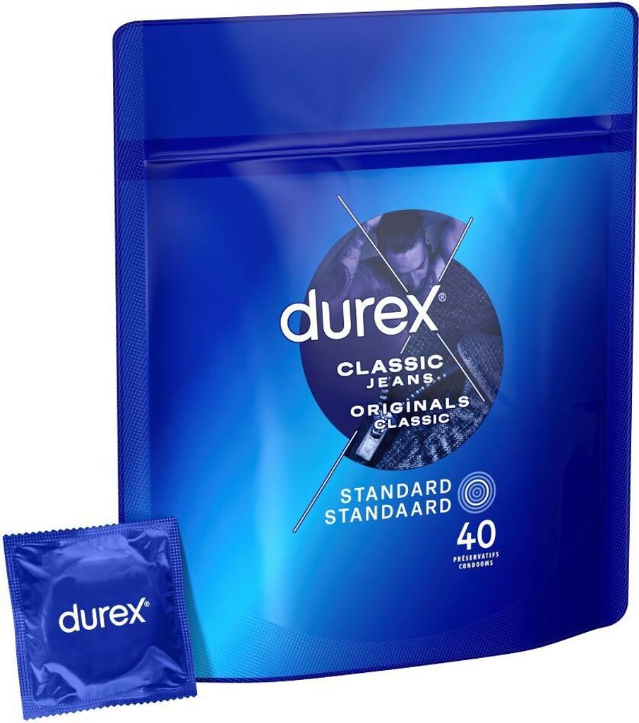 Durex - Kondome Classic Natural - 40 Stück