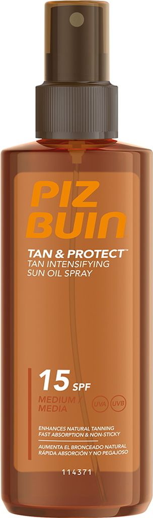 Piz Buin Tan & Protect, Spray z filtrem przeciwsłonecznym, Zdjęcie produktu 
