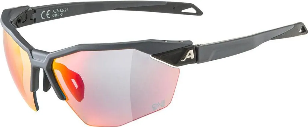 Lunettes VTT et Vélo de Route Alpina Twist Six HR QV Gris Minuit Confort