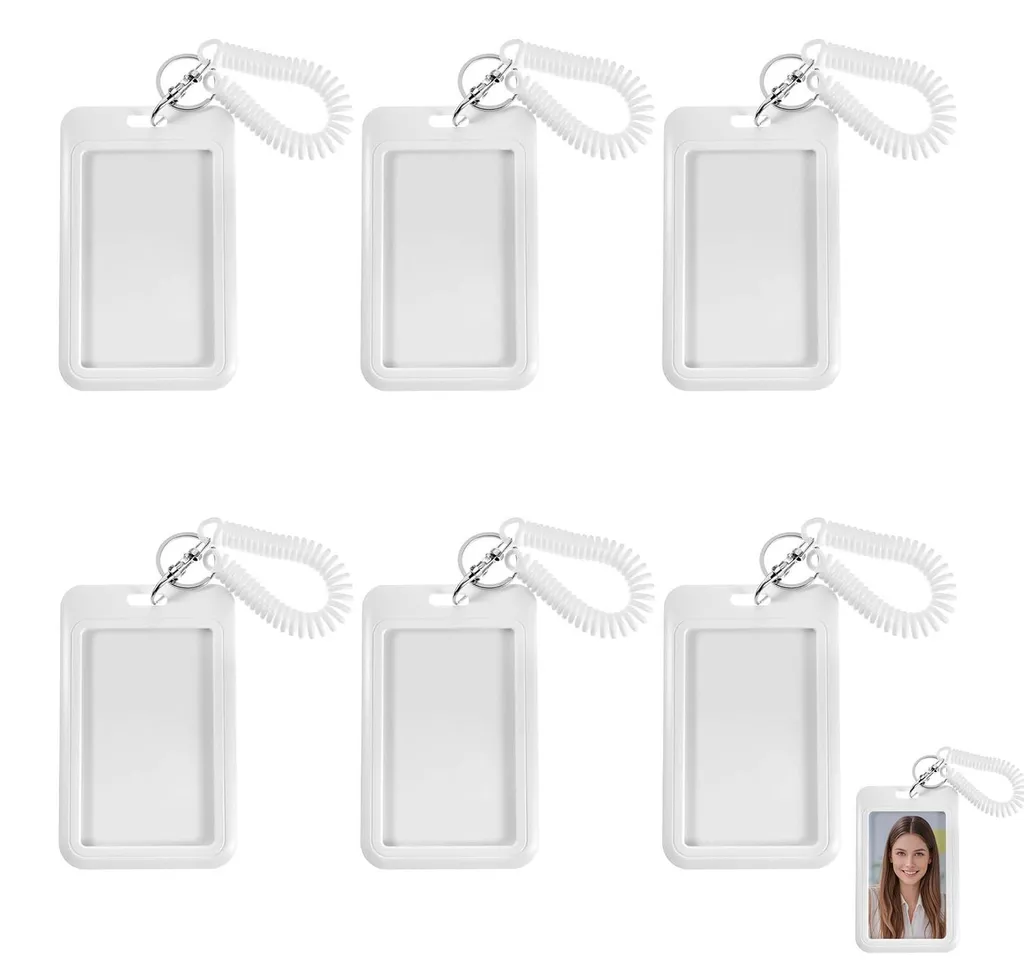 Protection carte K-Pop et badge étudiant lot de 6 étuis rigides ABS