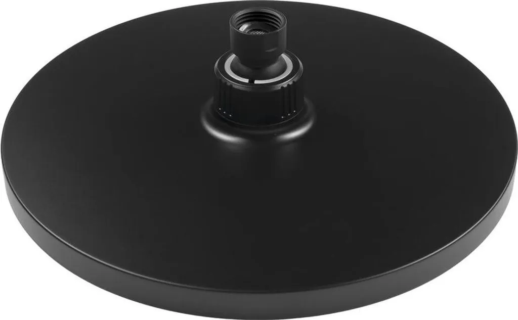 Soffione a Pioggia 220mm Nero Opaco - Facile Montaggio e Pulizia - 2