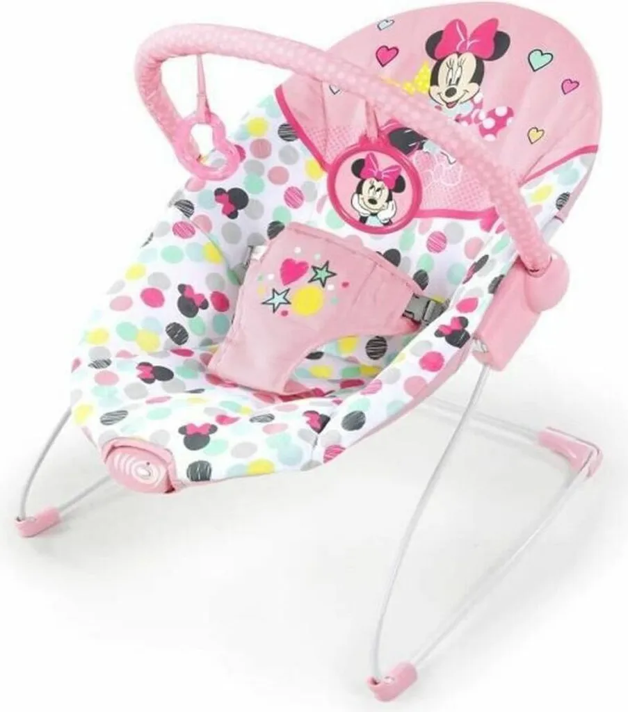 Parc Gonflable Bébé Minnie Spotty Dotty Idéal pour Chambre et Intérieur
