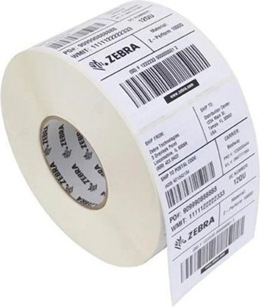 Étiquettes Thermiques 76x51 mm Zebra - Adhésif Permanent Renforcé