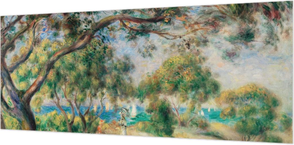 Wandtapete - Dekorative Tapete für Wohnzimmer- Tapetenfolie für Wanddekoration - 208x146 cm - Küstenlandschaft