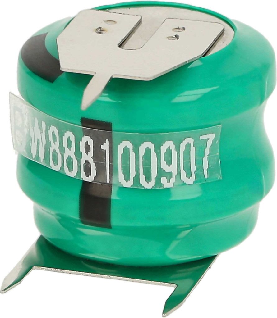 vhbw NiMH Ersatz Knopfzellen-Akku (80 mAh, 2,4 V, NiMH)