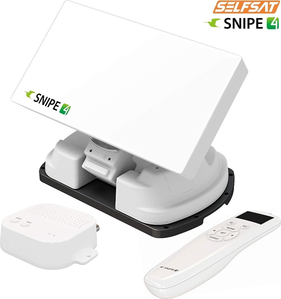 Selfsat SNIPE 4 - Single - Mit Bluetooth Fernbedienung und iOS / Android Steuerung
