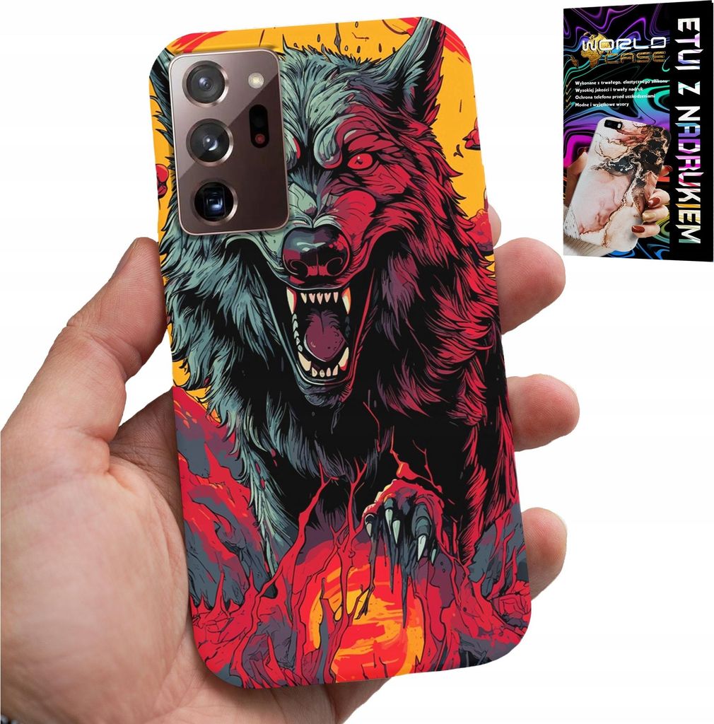 Hülle Für Samsung Note 20 Ultra - Wolf Pack Super Designs Hülle + Folie