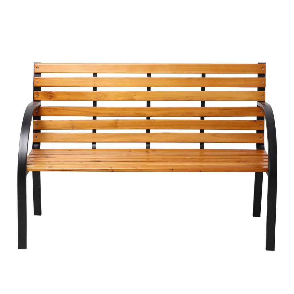 Panca Esterno Acciaio e Cedro AXI Otis 122x60x83 | Alta Resistenza