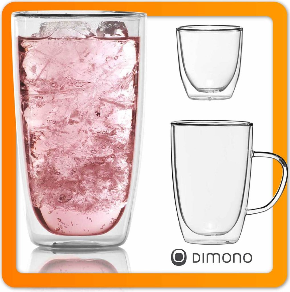 Dvojstenný pohár na pitie 450 ml - 4 kusy Obrázok produktu 