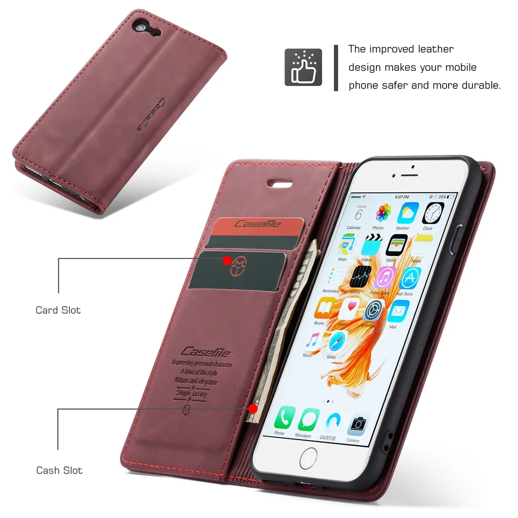 Artfeel Cerniera Portafoglio Custodia per iPhone 6 Plus,Cover iPhone 6S Plus Bling Luccichio Pelle Caso con Porta Carte,Flip Chiusura Magnetica Supporto Copertura con Tasca Cinturino-Argento
