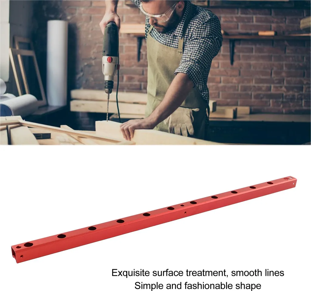 Profilé aluminium pré-percé pour fixer vos guides de coupe sans jeu - 18