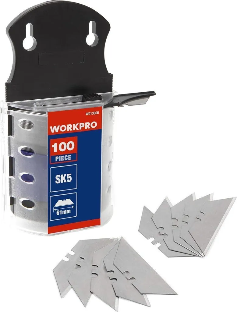 WORKPRO 100 Lame Trapezoidali SK5 0.6mm - Ricambi Professionali Cutter