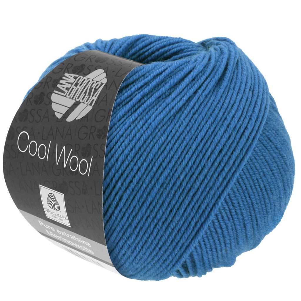 Lana Grossa - Cool Wool 0555 kobaltblau Produktbild 