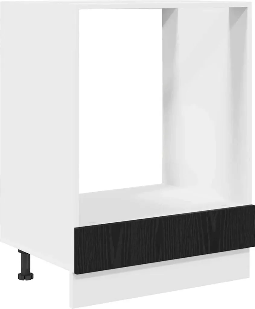 SYFAX Armadio Pensile Rovere Nero 60x46x81,5 cm | Mobile in Multistrato