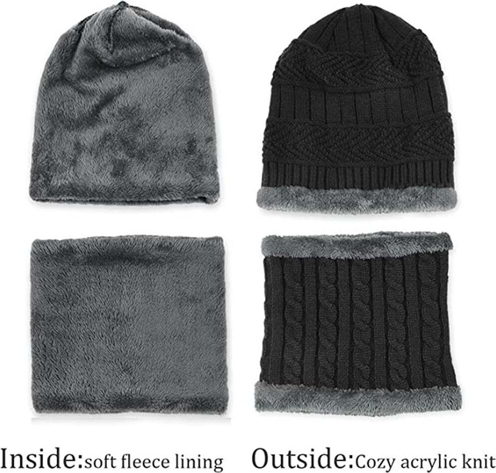 Wintermütze, Strickmütze, Warme Beanie, Winter Mütze und Produktbild 7