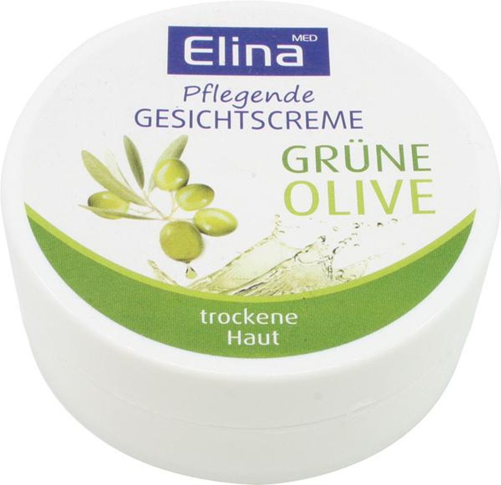 Elina med Crema viso nutriente all'olio d'oliva 75ml Immagine del prodotto 