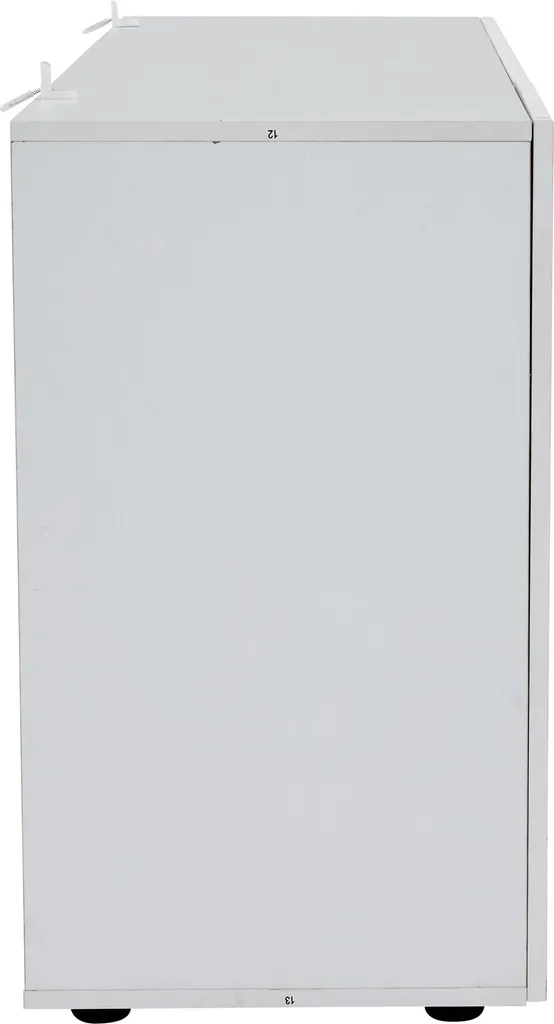 Buffet moderne blanc 140cm : optimisez votre espace avec élégance LED - 20