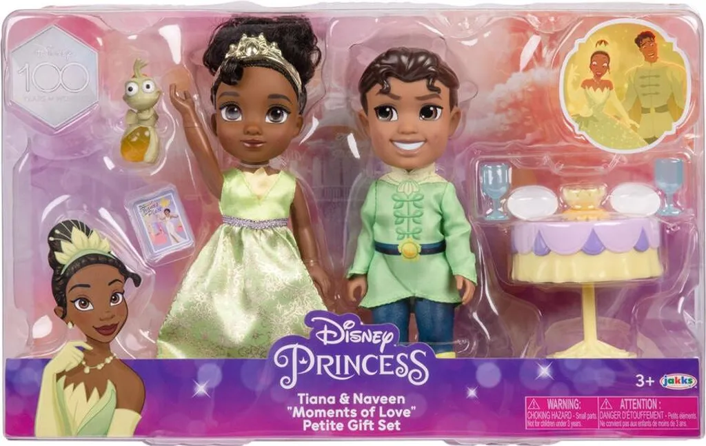 Pack Tiana et Naveen 15cm : le duo complet La Princesse et la Grenouille