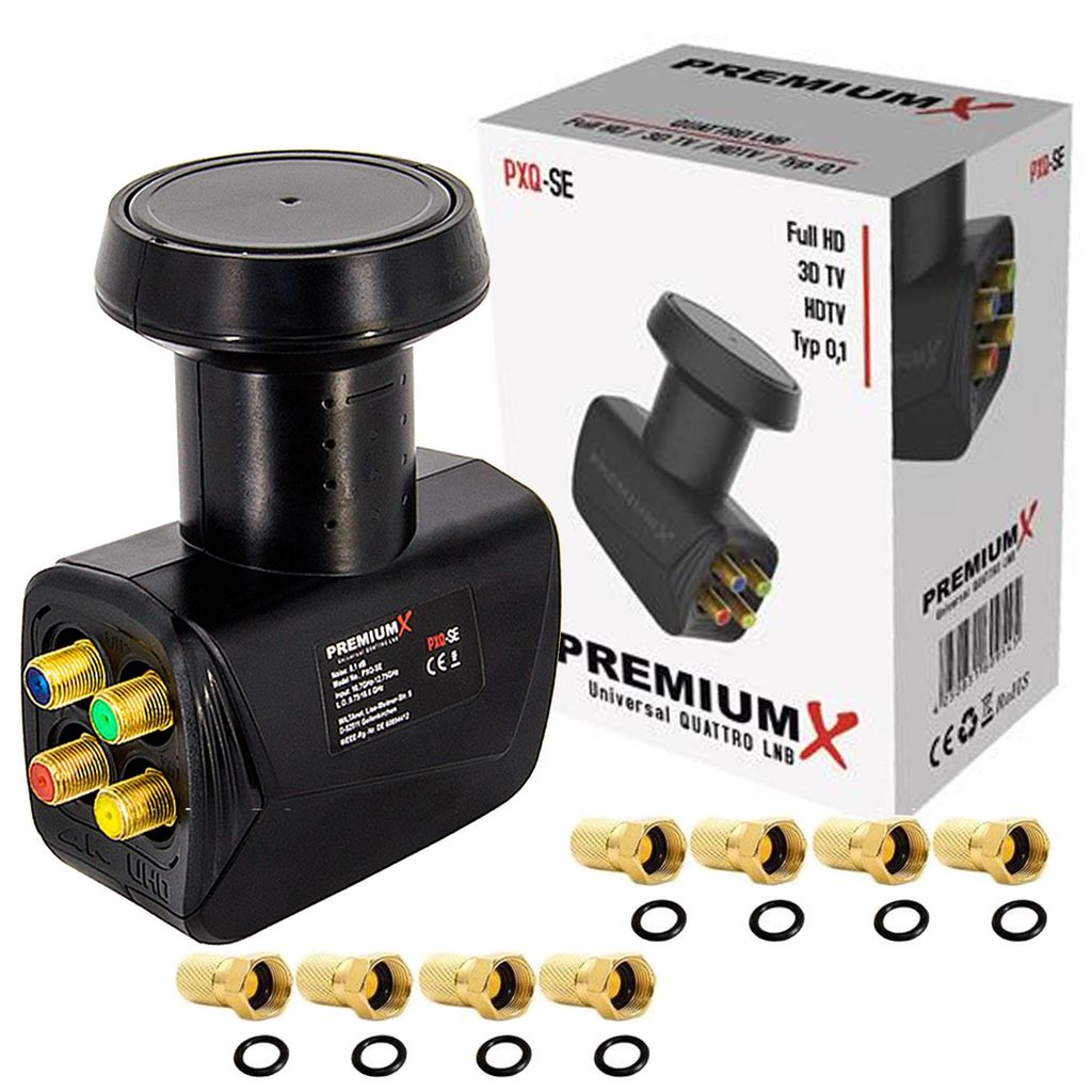 PremiumX Quattro LNB SAT für Multischalterbetrieb DVB-S2 HD Produktbild 