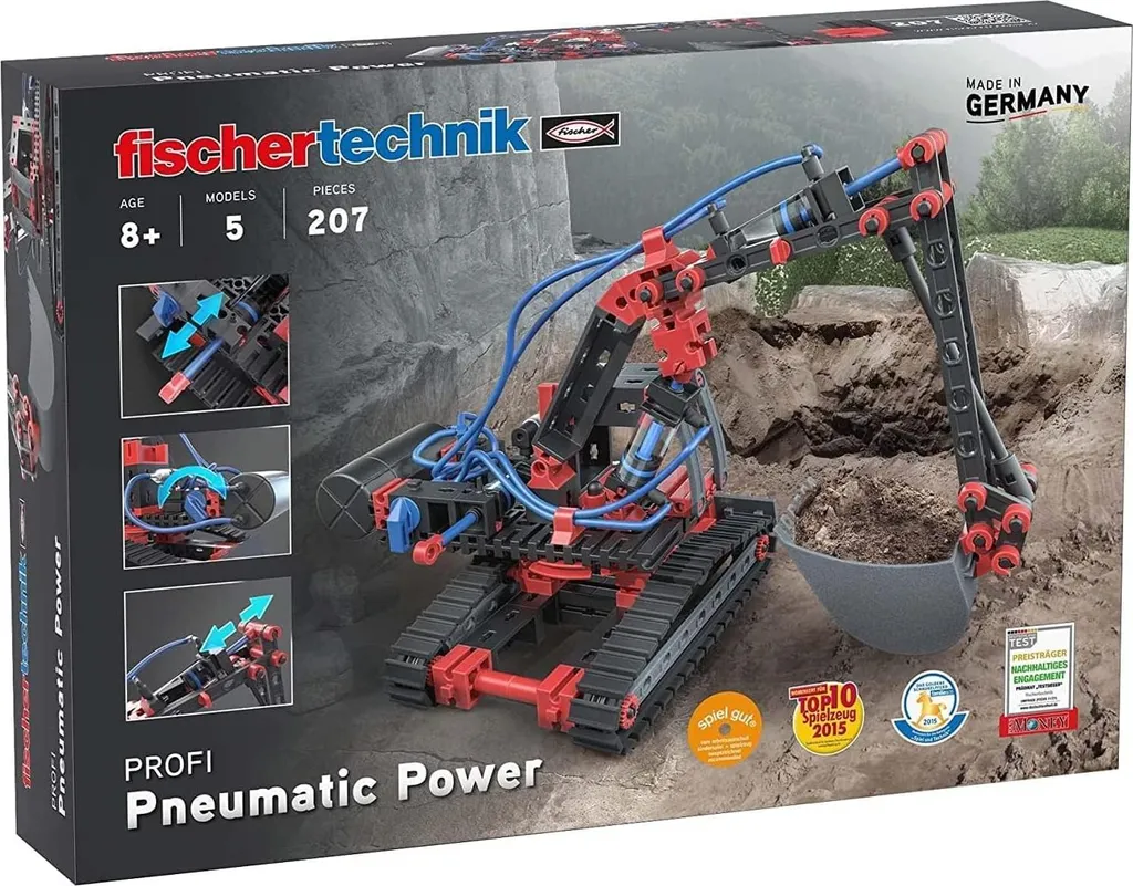 Jeu Éducatif Pneumatique fischertechnik pour Découvrir la Mécanique