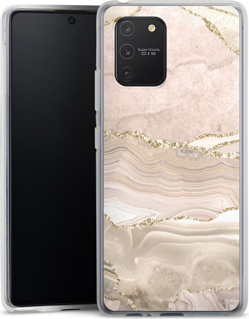 DeinDesign Handyhülle für Samsung Galaxy S10 Lite Silikon Hülle Case Smartphone Schutzhülle Glitzer Look Marmor Utart