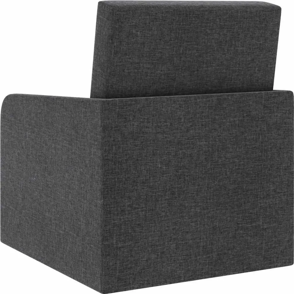 Fauteuil-lit Extensible Gain de Place Gris - Solution Couchage Invité Rapide - 6