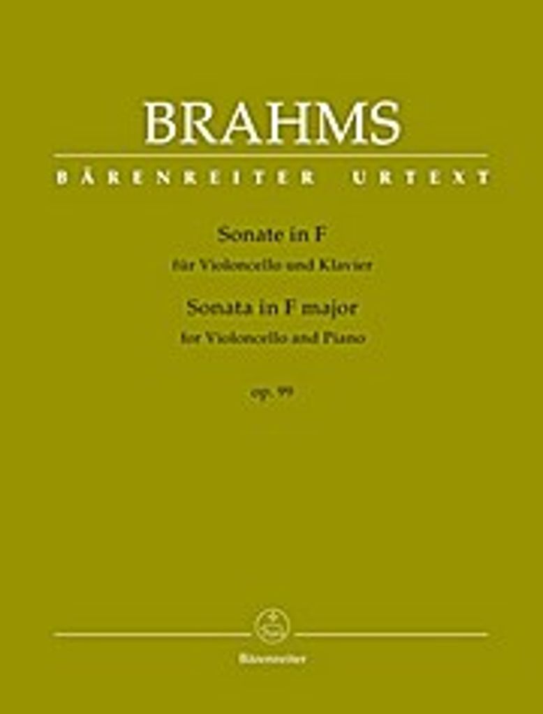 Sonate F-Dur op.99 :für Violoncello und Klavier