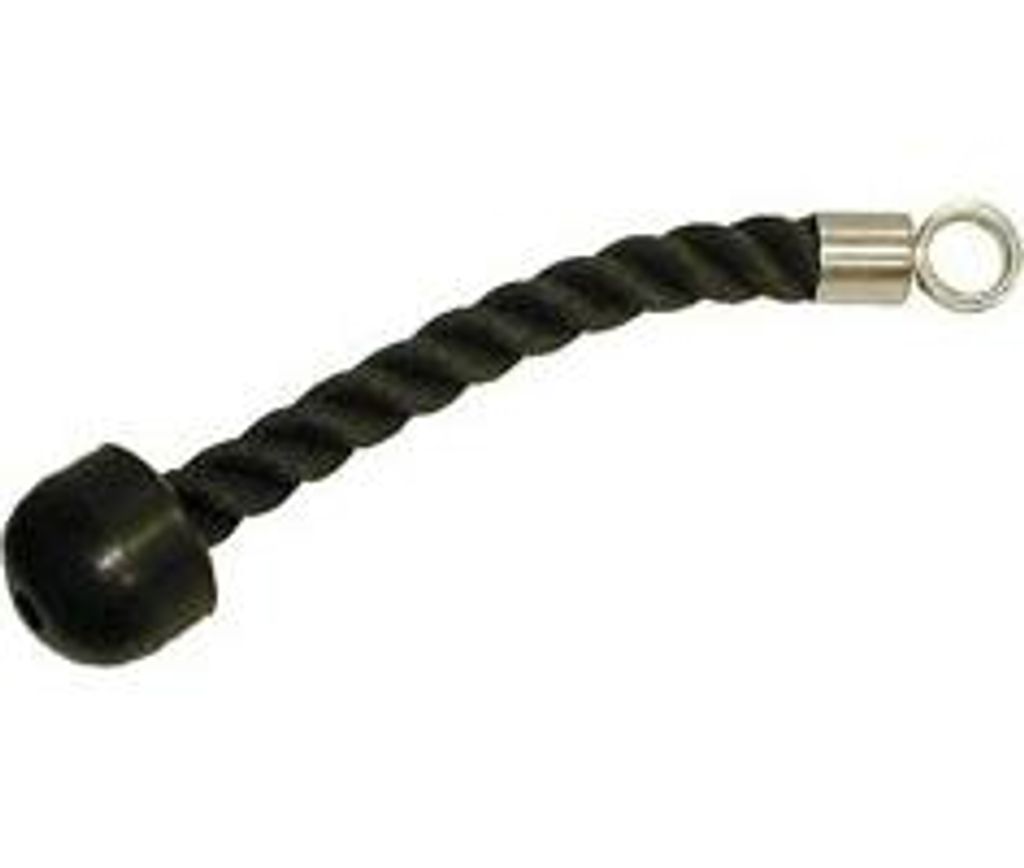 Muscle Power Triceps-Seil Schwarz 37 cm Nylon