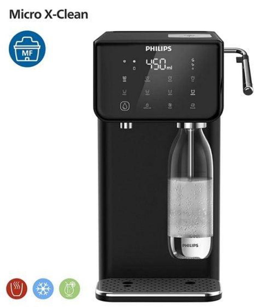 PHILIPS ADD5962BK/10 Sprudel Wasserstation, Heiß & kalt Produktbild 
