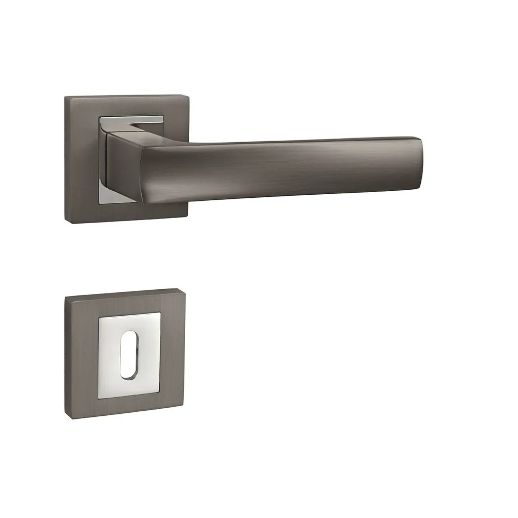 Maniglia Porta HOLLY BB Rosetta Titanio Cromo - Qualità Professionale