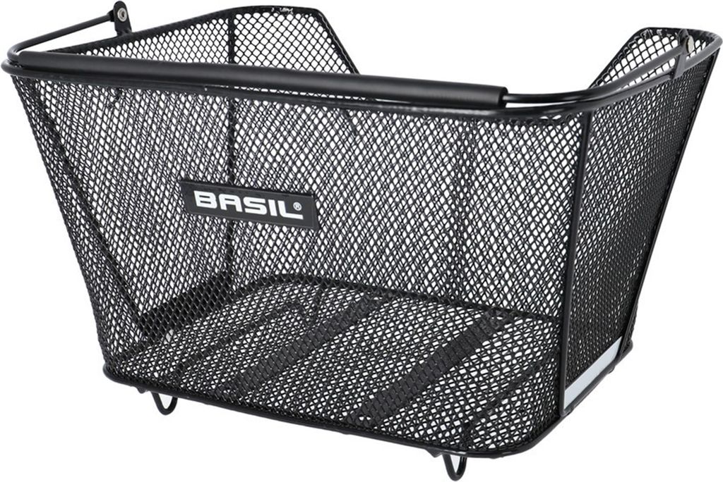 Panier arrière Basil Lesto 32 x 41,5 x 27 cm, noir, mailles Image du produit 