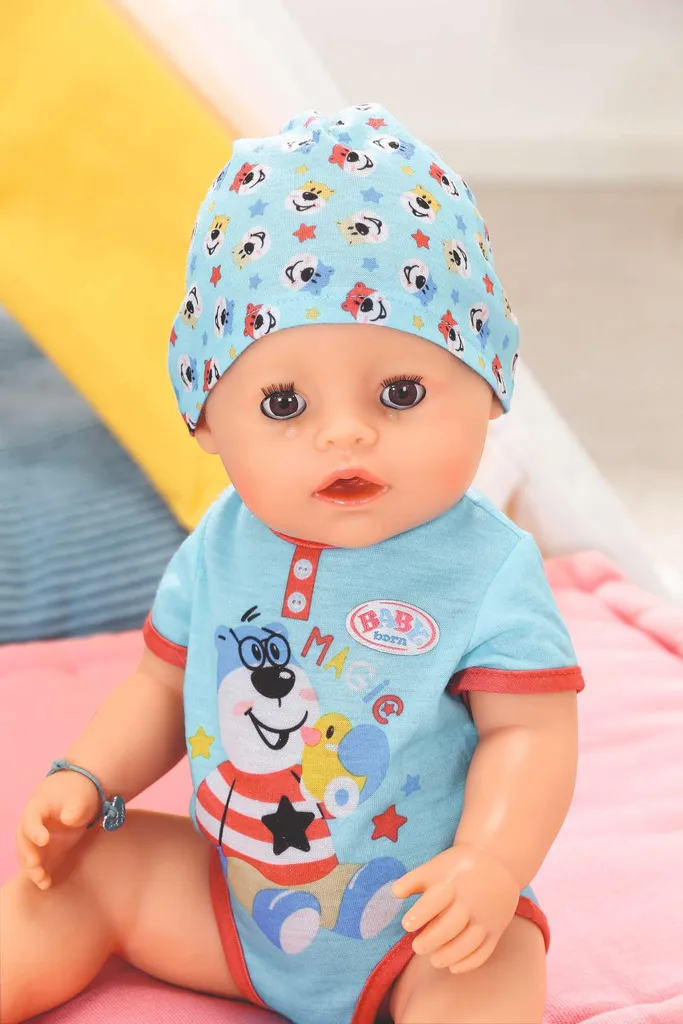 Poupon BABY born Magic Garçon 43 cm : le compagnon pour rassurer l'enfant - 3