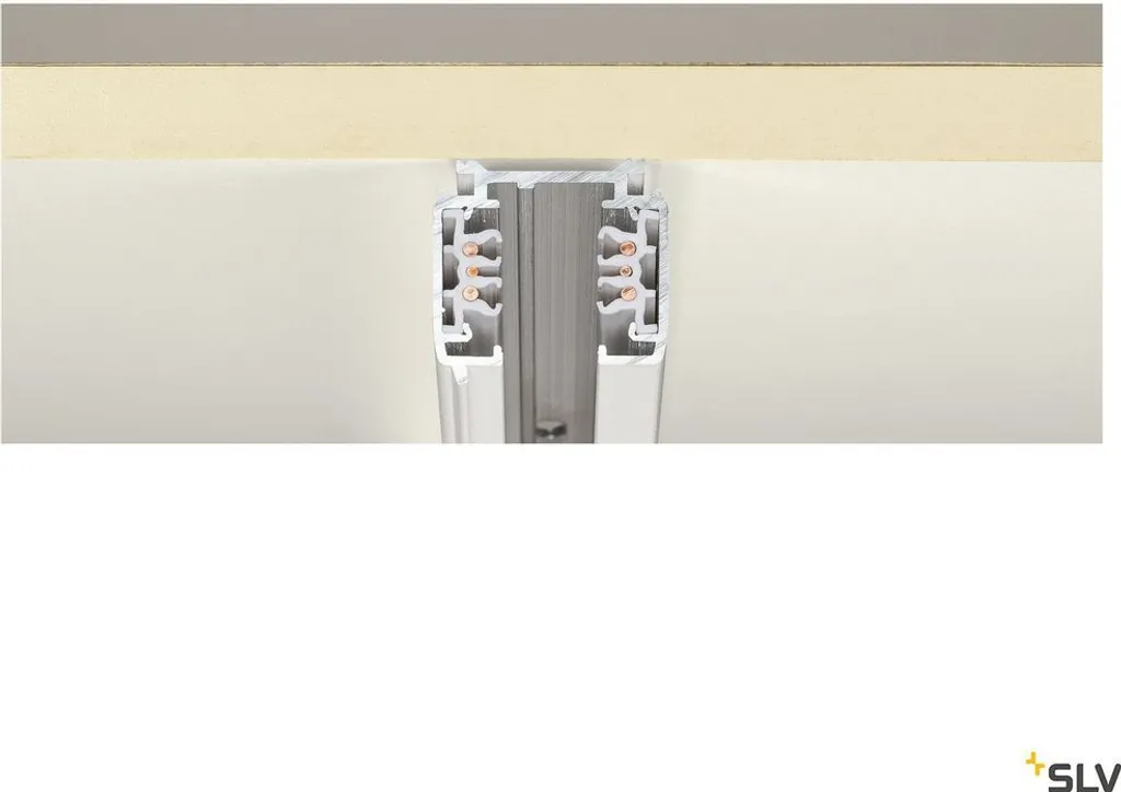 Rail 2m S-TRACK SLV Blanc 1002632 Profilé Aluminium Triphasé Robuste